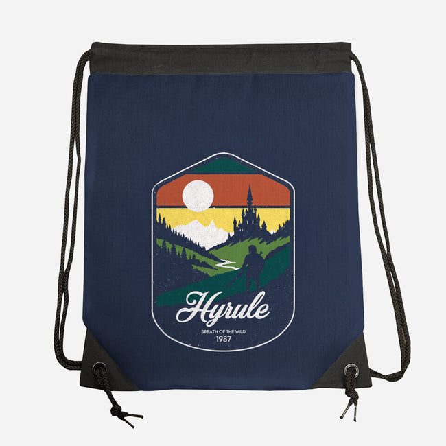 Visit Hyrule-None-Drawstring-Bag-Eoli Studio