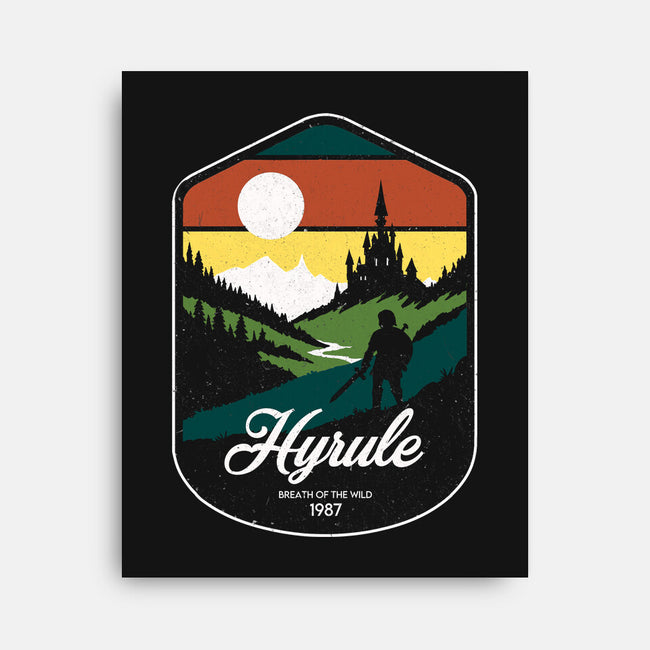 Visit Hyrule-None-Stretched-Canvas-Eoli Studio