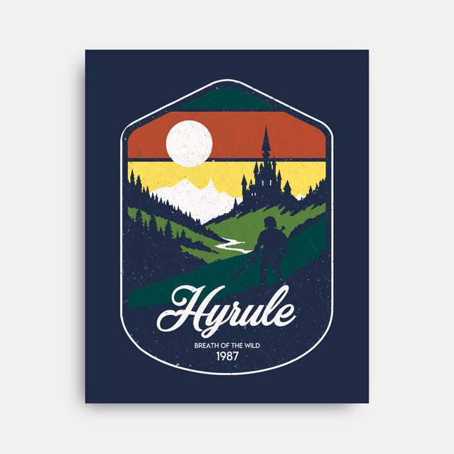 Visit Hyrule-None-Stretched-Canvas-Eoli Studio