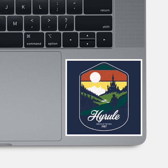 Visit Hyrule-None-Glossy-Sticker-Eoli Studio