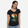 Visit Hyrule-Womens-V-Neck-Tee-Eoli Studio
