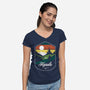 Visit Hyrule-Womens-V-Neck-Tee-Eoli Studio