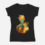 Negative Underworld-Womens-V-Neck-Tee-Donnie