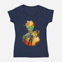 Negative Underworld-Womens-V-Neck-Tee-Donnie