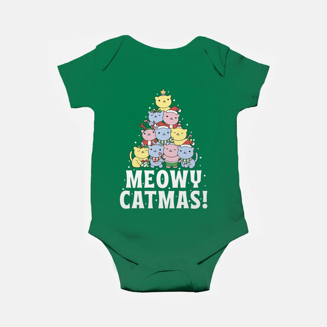 Meowy Catmas-Baby-Basic-Onesie-brunopires