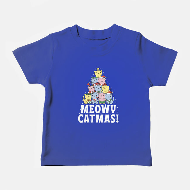 Meowy Catmas-Baby-Basic-Tee-brunopires
