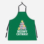 Meowy Catmas-Unisex-Kitchen-Apron-brunopires