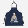 Meowy Catmas-Unisex-Kitchen-Apron-brunopires