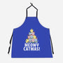 Meowy Catmas-Unisex-Kitchen-Apron-brunopires