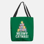 Meowy Catmas-None-Basic Tote-Bag-brunopires