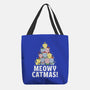 Meowy Catmas-None-Basic Tote-Bag-brunopires