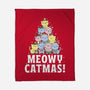 Meowy Catmas-None-Fleece-Blanket-brunopires
