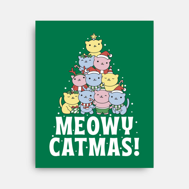 Meowy Catmas-None-Stretched-Canvas-brunopires