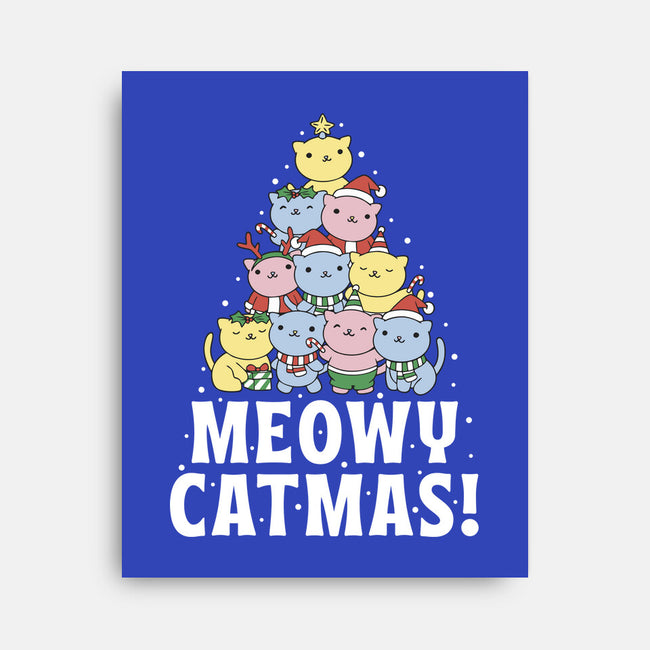 Meowy Catmas-None-Stretched-Canvas-brunopires