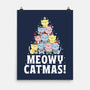 Meowy Catmas-None-Matte-Poster-brunopires