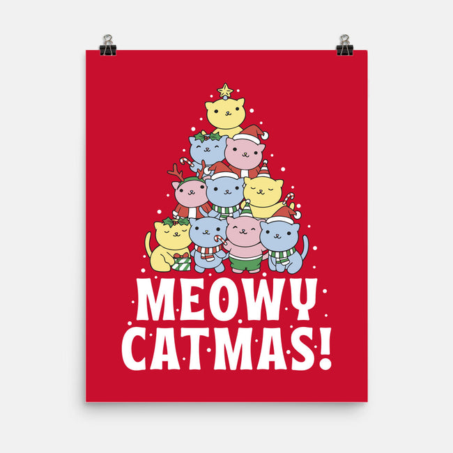 Meowy Catmas-None-Matte-Poster-brunopires