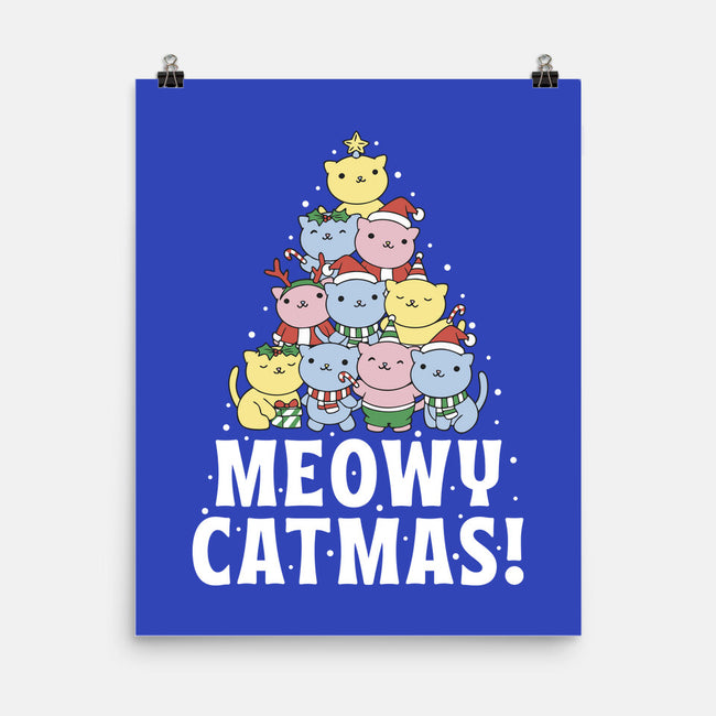 Meowy Catmas-None-Matte-Poster-brunopires