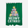 Meowy Catmas-None-Polyester-Shower Curtain-brunopires