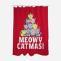 Meowy Catmas-None-Polyester-Shower Curtain-brunopires