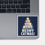 Meowy Catmas-None-Glossy-Sticker-brunopires