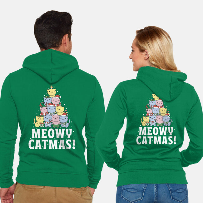 Meowy Catmas-Unisex-Zip-Up-Sweatshirt-brunopires
