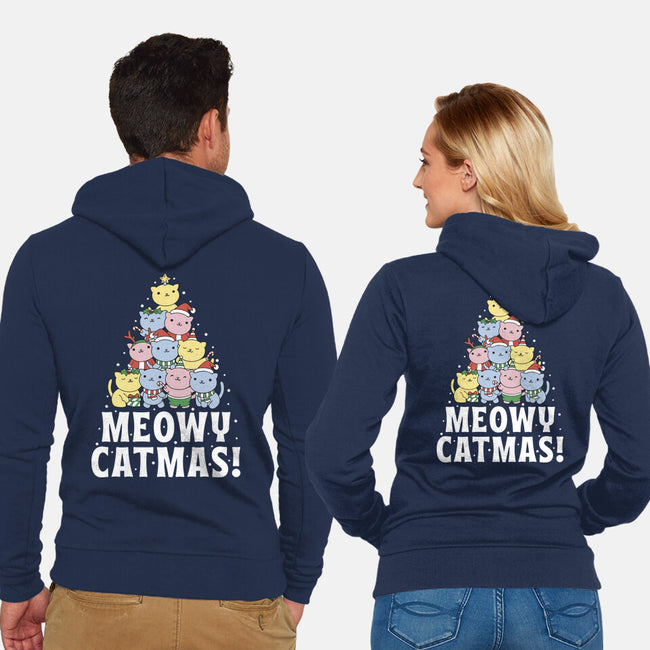 Meowy Catmas-Unisex-Zip-Up-Sweatshirt-brunopires