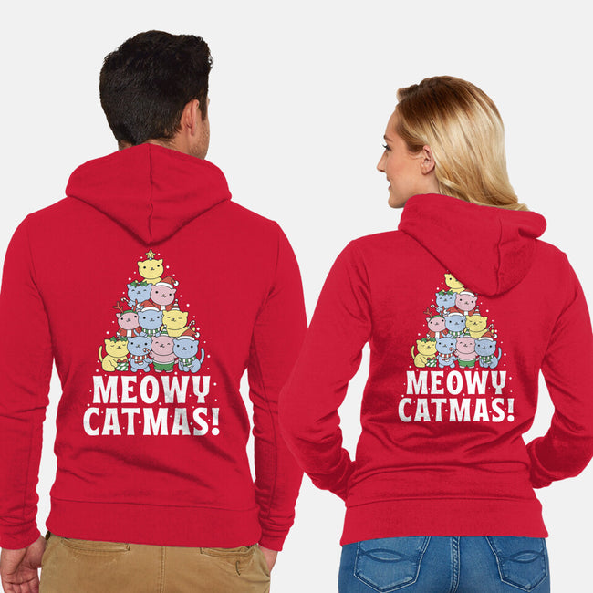 Meowy Catmas-Unisex-Zip-Up-Sweatshirt-brunopires
