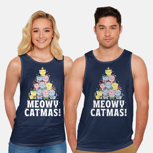Meowy Catmas-Unisex-Basic-Tank-brunopires