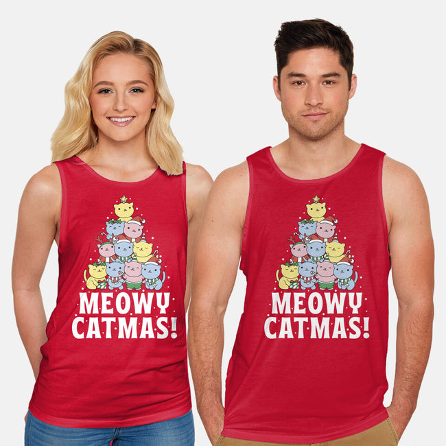 Meowy Catmas-Unisex-Basic-Tank-brunopires
