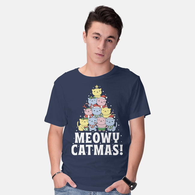 Meowy Catmas-Mens-Basic-Tee-brunopires