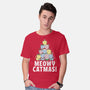 Meowy Catmas-Mens-Basic-Tee-brunopires