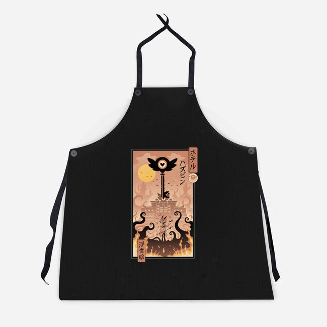 Hotel Ukiyo-e-Unisex-Kitchen-Apron-vp021