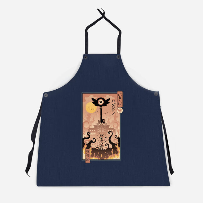 Hotel Ukiyo-e-Unisex-Kitchen-Apron-vp021