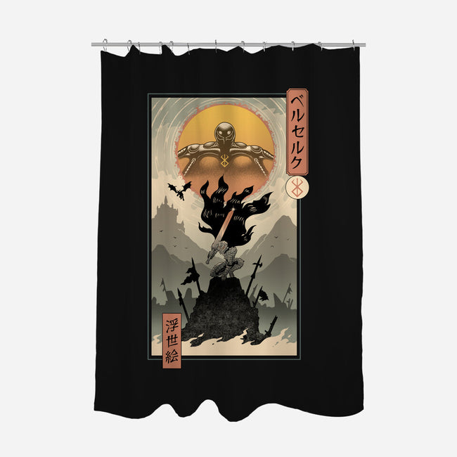 Berserk Ukiyo-e-None-Polyester-Shower Curtain-vp021
