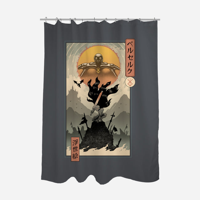Berserk Ukiyo-e-None-Polyester-Shower Curtain-vp021