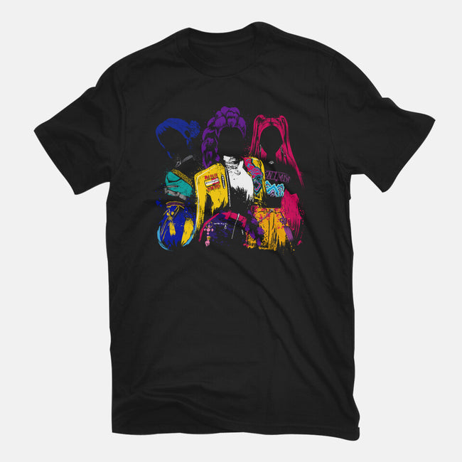Hunters Behind The Shadows-Womens-Basic-Tee-DrMonekers