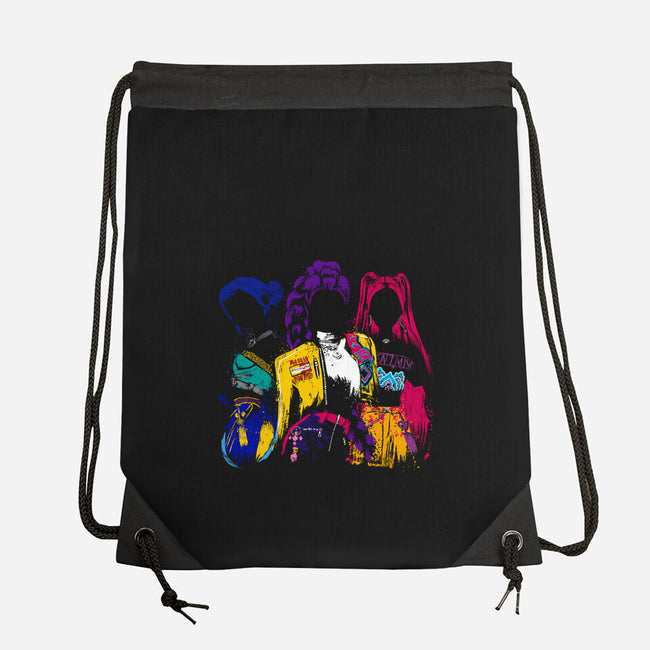 Hunters Behind The Shadows-None-Drawstring-Bag-DrMonekers