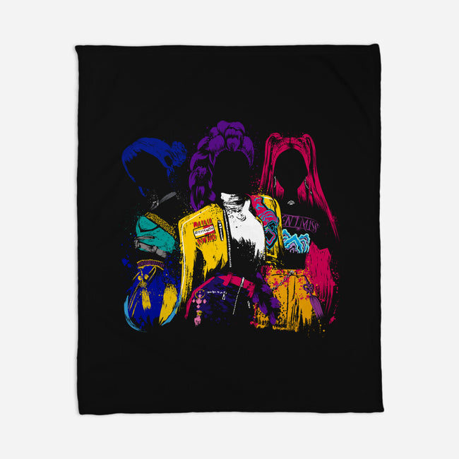 Hunters Behind The Shadows-None-Fleece-Blanket-DrMonekers