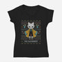 Mysterious Alchemist-Womens-V-Neck-Tee-LAGELANTEE