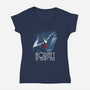 Hornet The Animated Series-Womens-V-Neck-Tee-Barbadifuoco