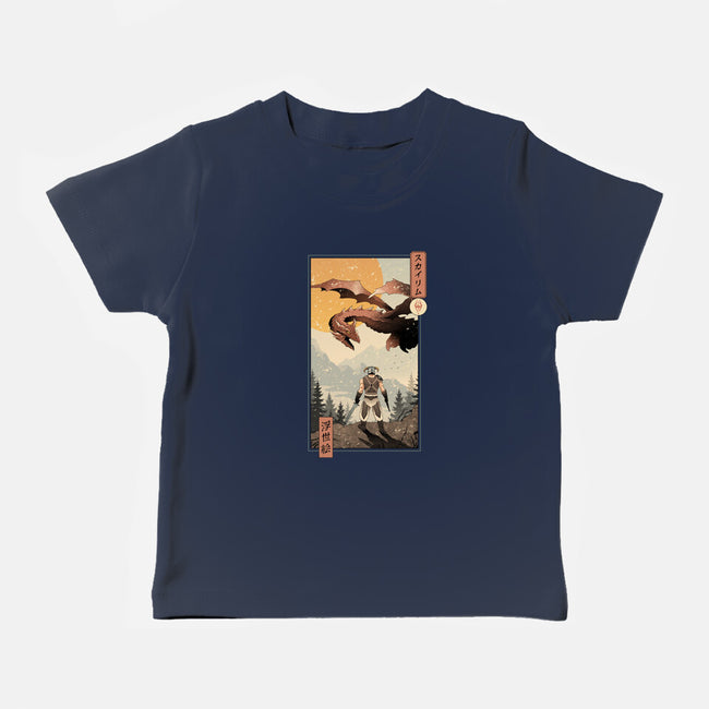 Skyrim Ukiyo-e-Baby-Basic-Tee-vp021