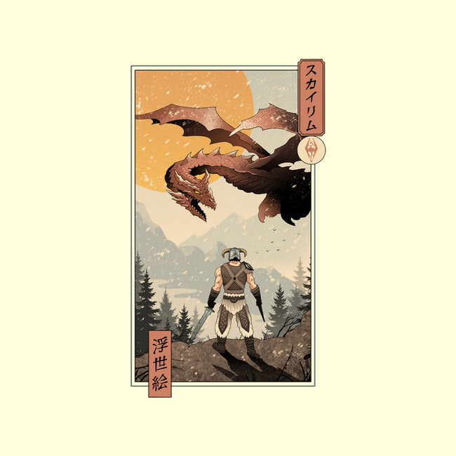 Skyrim Ukiyo-e-None-Drawstring-Bag-vp021