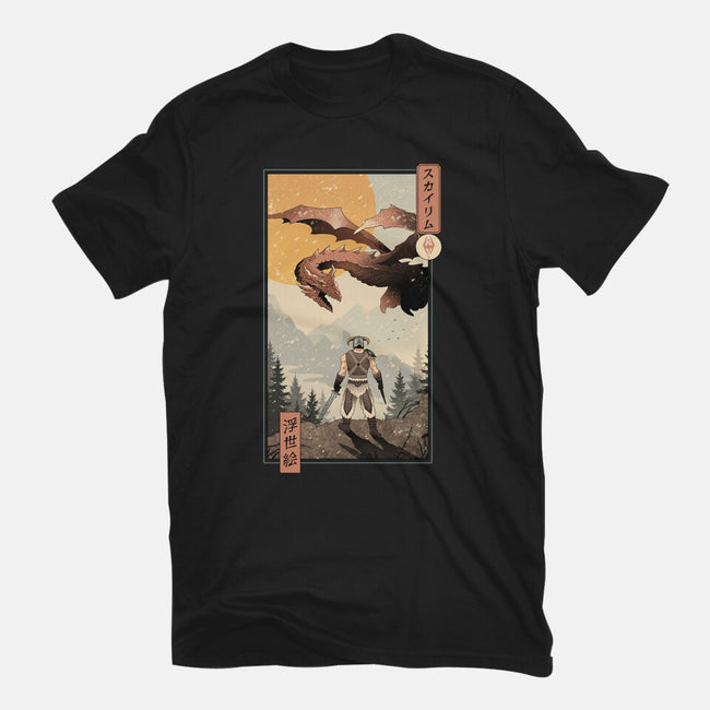 Skyrim Ukiyo-e-Unisex-Basic-Tee-vp021