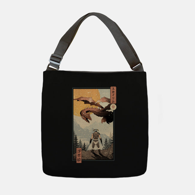 Skyrim Ukiyo-e-None-Adjustable Tote-Bag-vp021