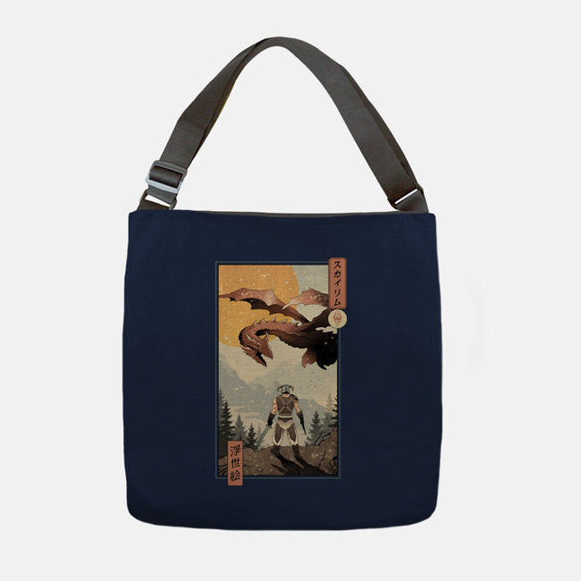 Skyrim Ukiyo-e-None-Adjustable Tote-Bag-vp021