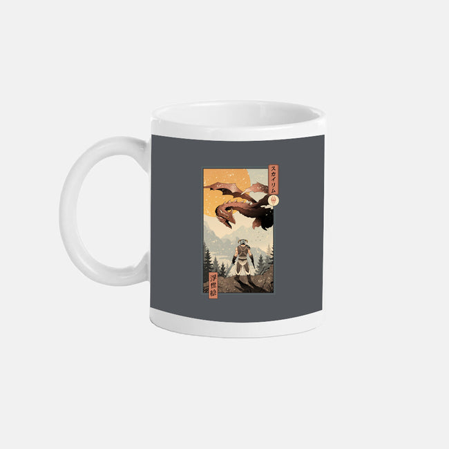 Skyrim Ukiyo-e-None-Mug-Drinkware-vp021