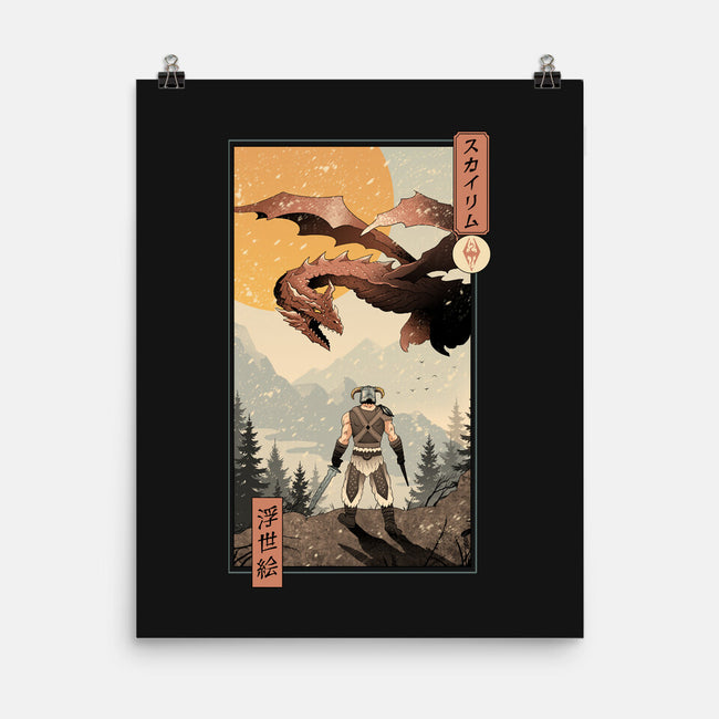Skyrim Ukiyo-e-None-Matte-Poster-vp021