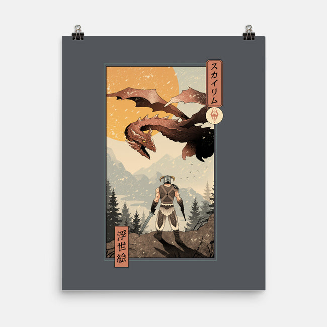 Skyrim Ukiyo-e-None-Matte-Poster-vp021
