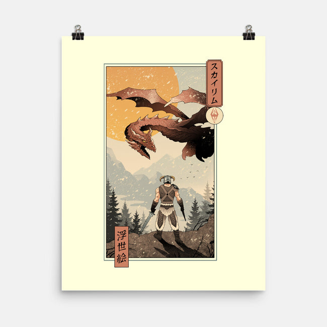 Skyrim Ukiyo-e-None-Matte-Poster-vp021