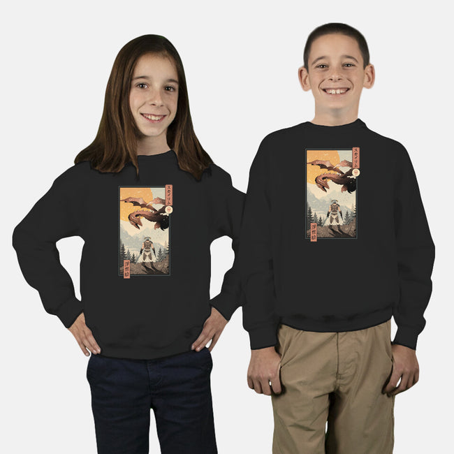 Skyrim Ukiyo-e-Youth-Crew Neck-Sweatshirt-vp021